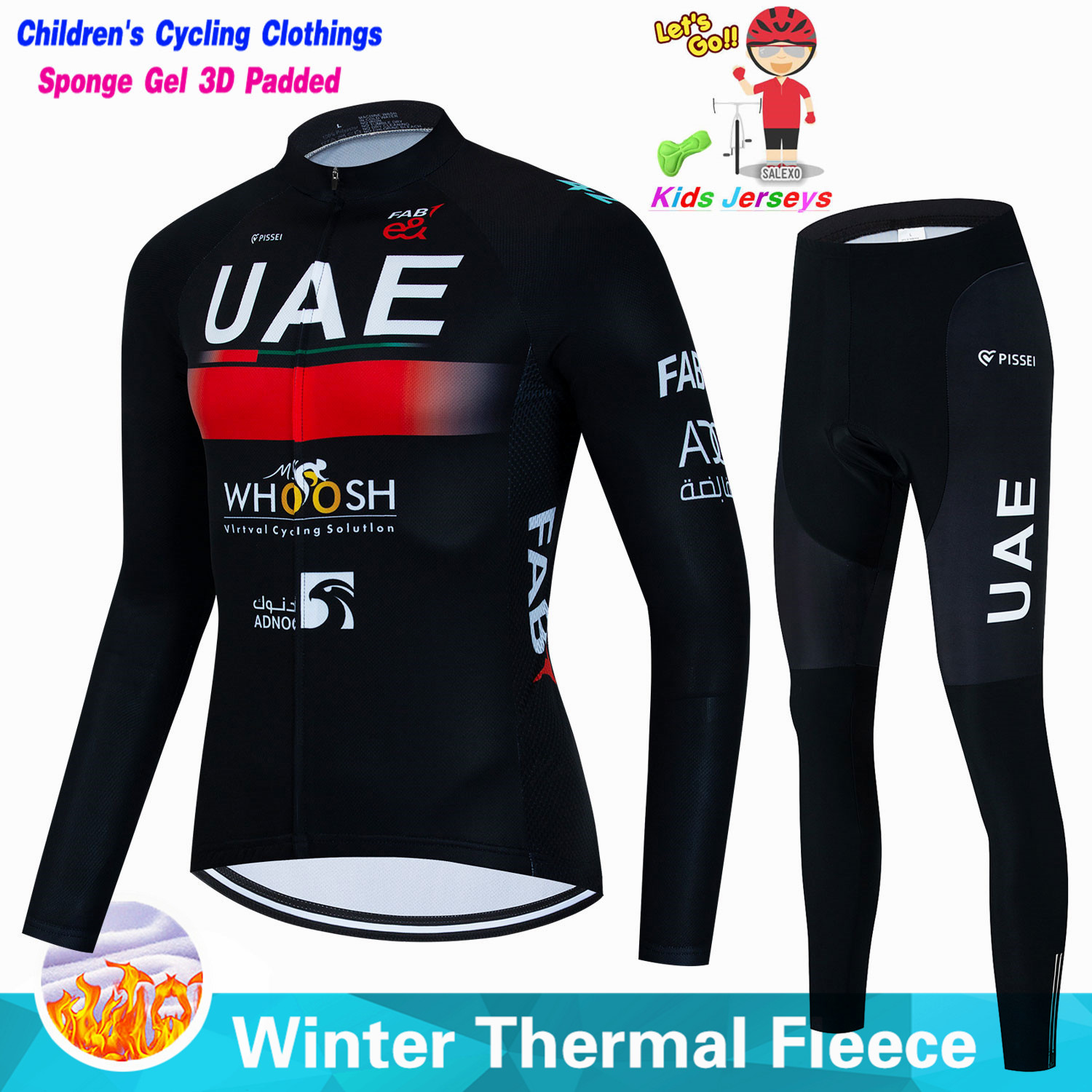 Cycling Gear Jersey - Maglia da ciclismo in pile invernale
